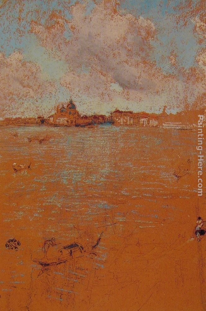 Venetian Scene painting - James Abbott McNeill Whistler Venetian Scene art painting